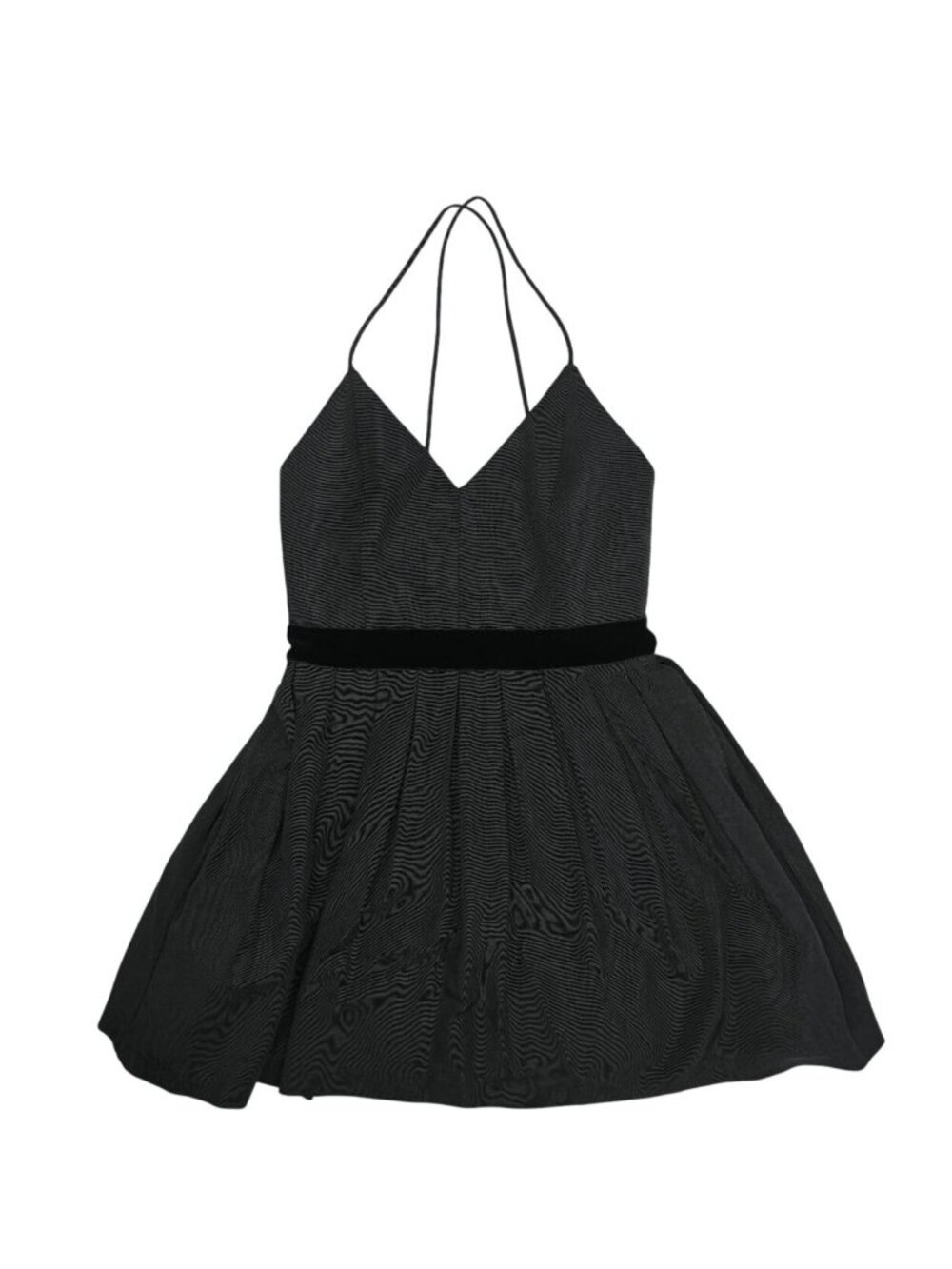 Alice + Olivia Madison Mini Dress in BLack